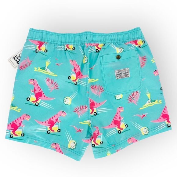 PARTY PANTS Cooler Dino Short NWT Swim Trunk - Picture 5 of 10